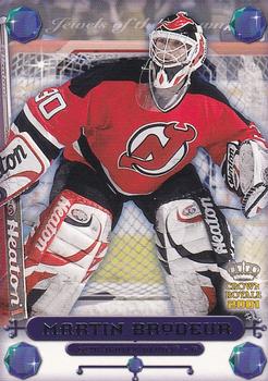 2000-01 Pacific Crown Royale - Jewels of the Crown #17 Martin Brodeur Front