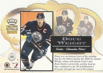 2000-01 Pacific Crown Royale - Red #44 Doug Weight Back