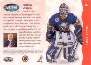 1993-94 Parkhurst - Cherry's Playoff Heroes #D7 Grant Fuhr Back
