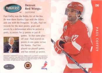 1993-94 Parkhurst - Cherry's Playoff Heroes #D8 Paul Coffey Back