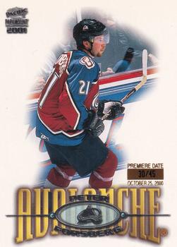 2000-01 Pacific Paramount - Premiere Date #60 Peter Forsberg Front