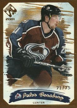 2000-01 Pacific Private Stock - Gold #23 Peter Forsberg Front