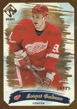 2000-01 Pacific Private Stock - Gold #35 Sergei Fedorov Front