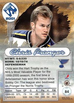2000-01 Pacific Private Stock - Gold #84 Chris Pronger Back