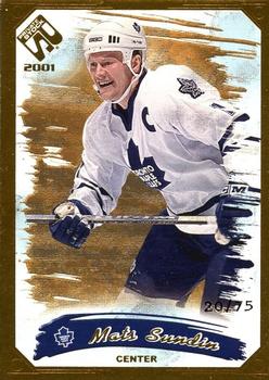 2000-01 Pacific Private Stock - Gold #94 Mats Sundin Front
