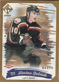 2000-01 Pacific Private Stock - Gold #125 Marian Gaborik Front