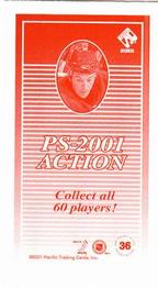 2000-01 Pacific Private Stock - PS-2001 Action #36 Theoren Fleury Back