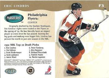 1993-94 Parkhurst - First Overall #F3 Eric Lindros Back