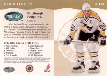 1993-94 Parkhurst - First Overall #F10 Mario Lemieux Back