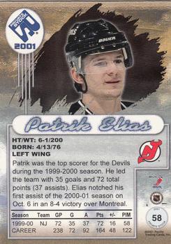 2000-01 Pacific Private Stock - Retail #58 Patrik Elias Back