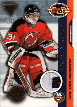 2000-01 Pacific Private Stock Titanium Draft Day - Patches #64 Chris Terreri Front