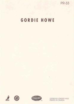 1993-94 Parkhurst - Parkie Reprints #PR-33 Gordie Howe Back