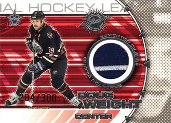 2000-01 Pacific Vanguard - Dual Game-Worn Patches #7 Doug Weight / Ryan Smyth Front