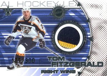 2000-01 Pacific Vanguard - Dual Game-Worn Patches #12 Tom Fitzgerald / Kimmo Timonen Front
