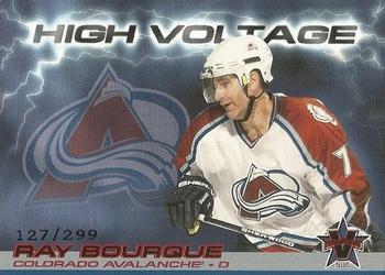 2000-01 Pacific Vanguard - High Voltage Red #6 Ray Bourque Front