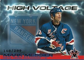 2000-01 Pacific Vanguard - High Voltage Red #23 Mark Messier Front