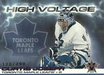 2000-01 Pacific Vanguard - High Voltage Red #32 Curtis Joseph Front