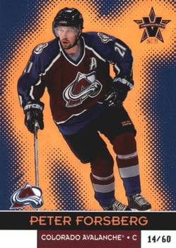 2000-01 Pacific Vanguard - Holographic Gold #27 Peter Forsberg Front