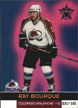 2000-01 Pacific Vanguard - Holographic Purple #25 Ray Bourque Front