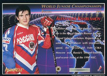 1993-94 Pinnacle #504 Alexander Kharlamov Back