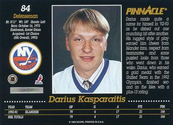  (CI) Darius Kasparaitis Hockey Card 1997-98 Paramount