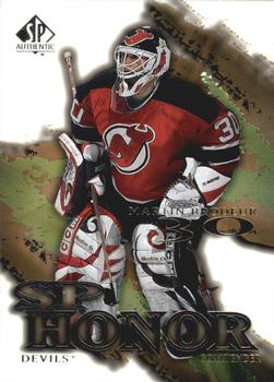 2000-01 SP Authentic - Honor #SP4 Martin Brodeur Front