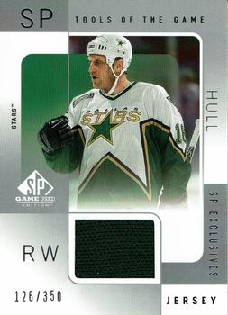 2000-01 SP Game Used - Tools of the Game Exclusives #BH Brett Hull Front