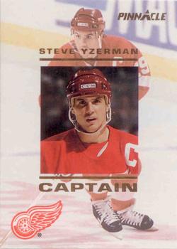 1993-94 Pinnacle - Captains #CA7 Steve Yzerman Front