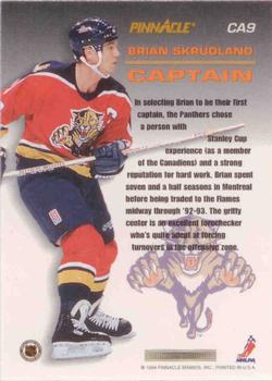 1993-94 Pinnacle - Captains #CA9 Brian Skrudland Back