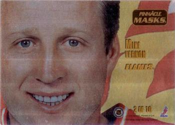 1993-94 Pinnacle - Masks #2 Mike Vernon Back