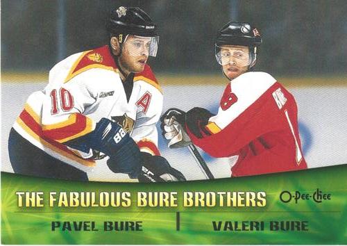 2000-01 Topps - Combos Jumbos #TC1 Pavel Bure / Valeri Bure Front