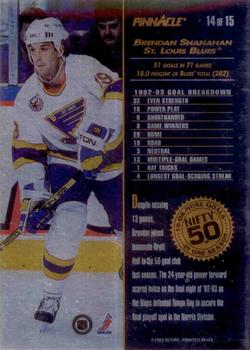 1993-94 Pinnacle - Nifty 50 #14 Brendan Shanahan Back