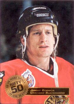 1993-94 Pinnacle - Nifty 50 #15 Jeremy Roenick Front