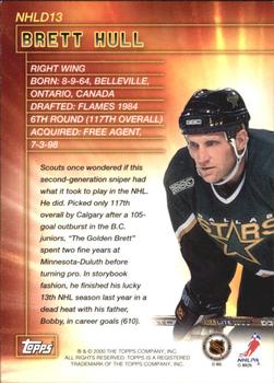 2000-01 Topps - NHL Draft #NHLD13 Brett Hull Back