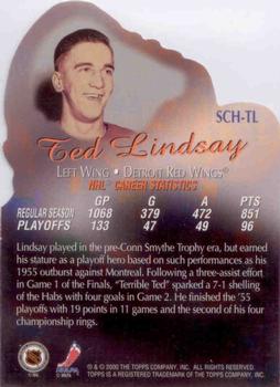 2000-01 Topps - Stanley Cup Heroes #SCH-TL Ted Lindsay Back