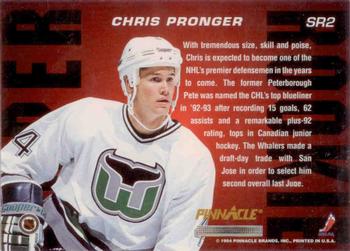 1993-94 Chris Pronger Hartford Whalers Game Worn Jersey – Rookie