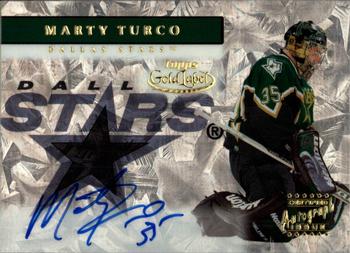 2000-01 Topps Gold Label - Autographs #GLA-MT Marty Turco Front