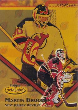 2000-01 Topps Gold Label - Class 2 Gold #71 Martin Brodeur Front