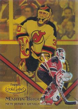 2000-01 Topps Gold Label - Class 3 Gold #71 Martin Brodeur Front