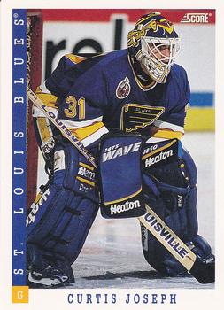 1993-94 Panini Stickers Hockey #166 Curtis Joseph St. Louis Blues V83662