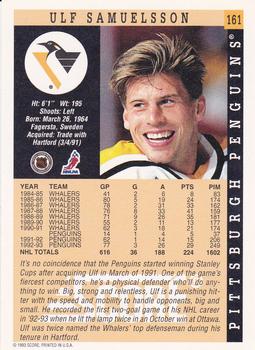 1993-94 Score #161 Ulf Samuelsson Back