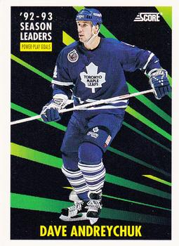 1993-94 Score #481 Dave Andreychuk Front