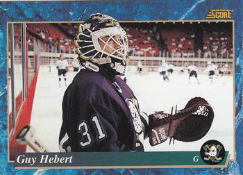 1993-94 Score #502 Guy Hebert Front