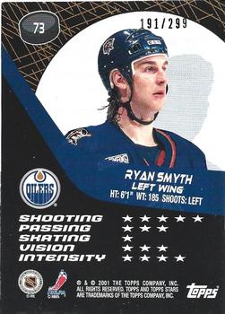 2000-01 Topps Stars - Blue #73 Ryan Smyth Back