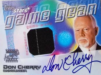 2000-01 Topps Stars - Game Gear Autographs #GG-DC Don Cherry Front