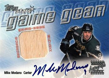 2000-01 Topps Stars - Game Gear Autographs #GG-MM Mike Modano Front