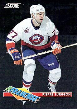 1993-94 Score - The Franchise #12 Pierre Turgeon Front