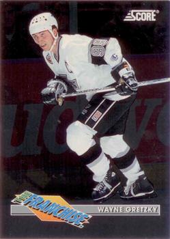1993-94 Score - The Franchise #9 Wayne Gretzky Front