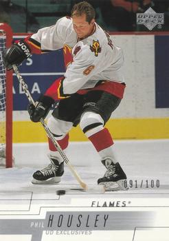 2000-01 Upper Deck - UD Exclusives Tier 1 #255 Phil Housley Front