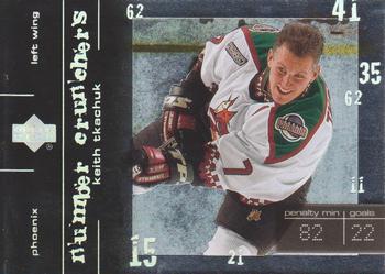 2000-01 Upper Deck - Number Crunchers #NC5 Keith Tkachuk Front
